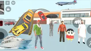 Tsunami hit the city 🌊 Indian theft auto simulator 😱