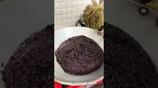 masak lima kilo beras hitam #bal