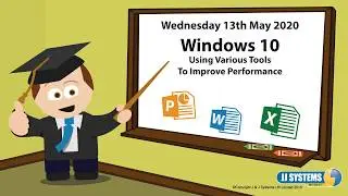 Training Session on using various tools in Windows 10 to improve performance