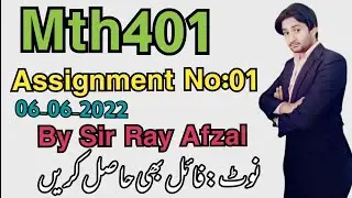 Mth401 Assignment 1 2022||Mth401 Assignment 1 Solution  2022||Mth401 Assignment Solution 2022|Mth401