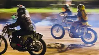 Some GNARLY Flat Track Racing Clips