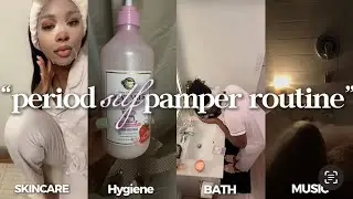 PERIOD PAMPER ROUTINE 🌸 PAIN RELIEF, SELF CARE & HYGIENE ESSENTIALS!