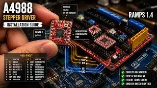 Connecting A4988 Drivers to RAMPS and Arduino Mega: Arduino Mega + RAMPS + A4988