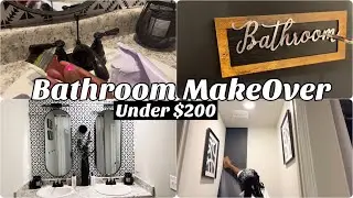 DECORATE MY MASTER BATHROOM WITH ME| AMAZON FINDS |BATHROOM MAKEOVER | DECORATE WITH ME| Under $200