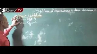 Résolution de système d'équation avec Méthode d'addition