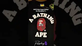 Standout colorway 🚨 Bape black/red tee drop live. #youtubeshorts #viral #trending #ytshorts #fyp