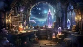 Fantasy ASMR 🧙&zwj;♂️ Magic Tower Ambience & Deep Relaxing Music for Sleep (30 Min No Ads)