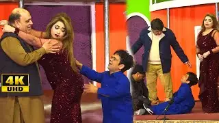Vicky Kodu and Sheeza Butt with Naseem Vicky | New Punjabi 4K Stage Drama 2021 | Comedy Clip 2021