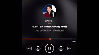 Joe Locke on Breakfast with Greg James on Radio 1
