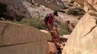 Red Rock Canyon Scrambling Hike  Epic Las Vegas Adventure #hiking