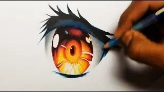 How To Draw Anime Eyes ( Simple Drawing tools)
