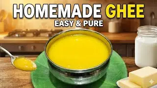 HOW To MAKE HOME MADE COW GHEE| Easy process| YOUTUBE