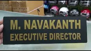 Desktop Name Plate, SSV Radium, Hyderabad
