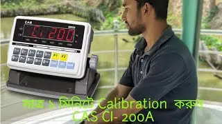 How To make Calibracion CI-200A CAS Scale Calibration,Electronic weighting Scale Calibration