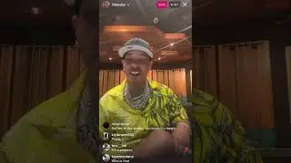 Hitmaka IG Live • Studio Session With Artist Ron - E, This Song Is Incredible🔥