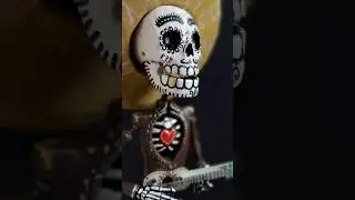 Paper mache Charro calavera #charro #calavera #skull #diademuertos  #mexico #dayofthedead #follow