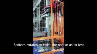 Torsion test of polymeric insulator rod