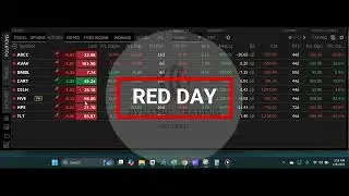 RED DAY IN THE STOCK MARKET!