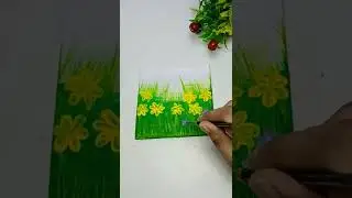 green grass painting🎨 #shorts #youtubeshorts #painting #drawing #art #tsart
