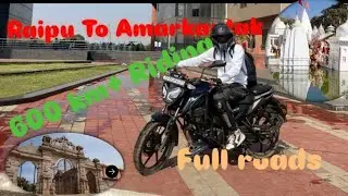 Raipur To Amarkantak Bike Ride ll Full Road Video 600 ++ Km riding