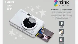 Open box review Canon IVY CLIQ Instant Camera Printer + App zink 2 by 3