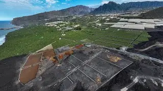 La reconstrucción en La Palma tras más de 2 años años de la catástrofe volcánica, a vista de dron