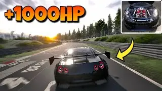 1125HP Widebody Nissan GT-R R35 Tuning showcase | CarX Drift Racing 3 | Nurburgring cruise