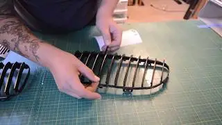 BMW Grill Vinyl Overlay DIY Upgrade - Installation Video - Mixxed Auto Design