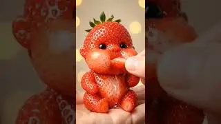 ASMR No Talking |  Baby Strawberry Eating 🍓