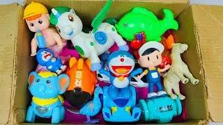 Unboxing Beautiful Toys❤️ Elephant, Electric Unicorn, Fashion Boy, Horse, Space Car, Duck, Doraemon