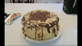Baking a Snickers-inspired cake (2/18/18)