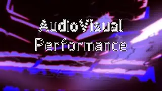 Audio-Visual performance: three cubes