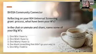 Screening & Supporting: A Learning Collaborative for the Nine BHSSA Universal Screening Grantees