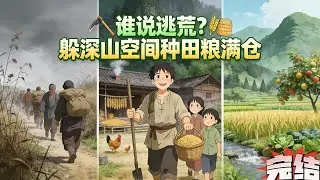 《谁说逃荒？躲深山空间种田粮满仓》穿书大旱灾年的逃荒队伍，而且还被爷奶一家嫌弃累赘给抛下了！ 却意外发现有空间，有神奇泉水，整个人瞬间满血复活。 谁说一定要逃荒的？#古代言情#逃荒#种田 #穿越
