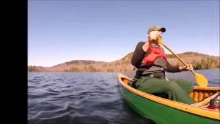 April solo canoe trip to Lows Lake, NY Adk's