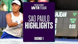 Sao Paulo begins with Leme Da Silva, Sierra, Tjen and more | WTA Match Highlights