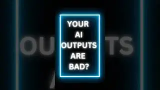 WHY YOUR AI OUTPUTS ARE BAD | diylearn2code #shorts #shortsfeed #chatgpt