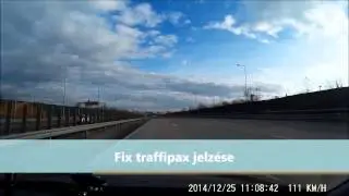 Traffipax jelző alkalmaz&aacute;s műk&ouml;d&eacute;s k&ouml;zben! / Traffi hunter /