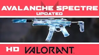 NEW Avalanche Spectre VALORANT Skin (UPDATED) | Skins HD Showcase