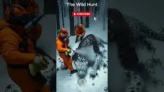 Rescue Team Helps White Leopard Covered in Millions of Barnacles