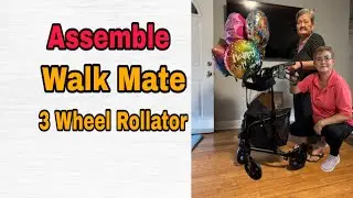 Сборная трехколесная ходунка-роллатор Walk Mate [для мамы]