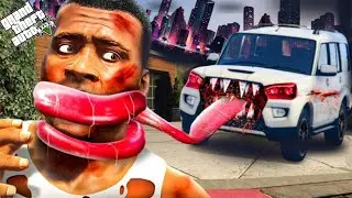 Cursed Killer Car Attacked On Franklin And Chop In GTA5 /gtavmods) | JAYUC