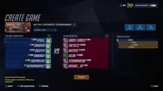Grandmaster Tournament - Overwatch PS4