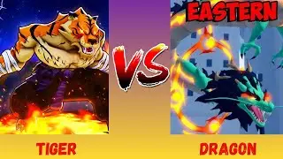 Rob Lucci vs Kaido - Tiger Vs Dragon East (Roblox - Blox Fruits)