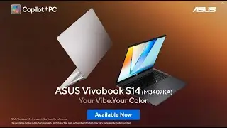 ASUS Vivobook S14 (M3407KA) | Brilliant OLED Display, Ryzen&trade; AI & All-Day Battery