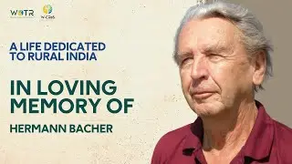 🙏 Remembering Hermann Bacher: A monumental life dedicated to Rural India 🕊️