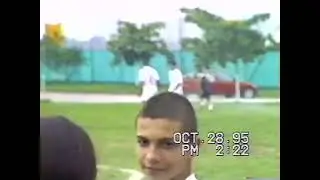 1995 - Fabio no Jogo de Futebol - Rio de Janeiro-RJ