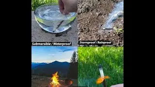 Waterproof Matches 🔥 Still Burning After Water & Dirt! (Camping Gear Test)