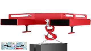 3 Tonne Large Forklift Lifting Hook Attachment 3000kg Telehandler Crane Jib Test