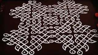 Easy big sikku kolam 15x2 